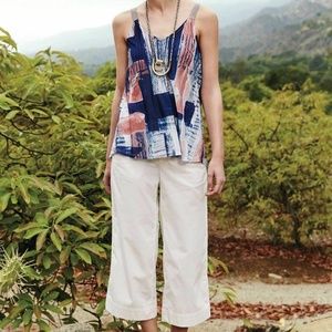 EUC Anthropologie Hei Hei Wide Leg Crop Relaxed Pants Size 32